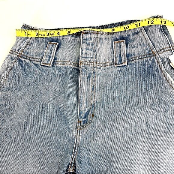 Anthropologie Etica Juni Relaxed Barrel Cargo in North Shore Jeans - Picture 13 of 15